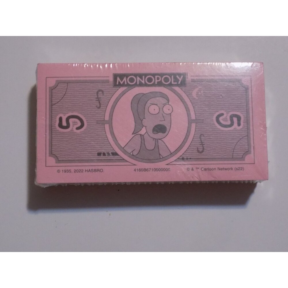 Monopoly Rick and Morty Edition Game Set of Flurbo Money (New) Sealed - Picture 3 of 3